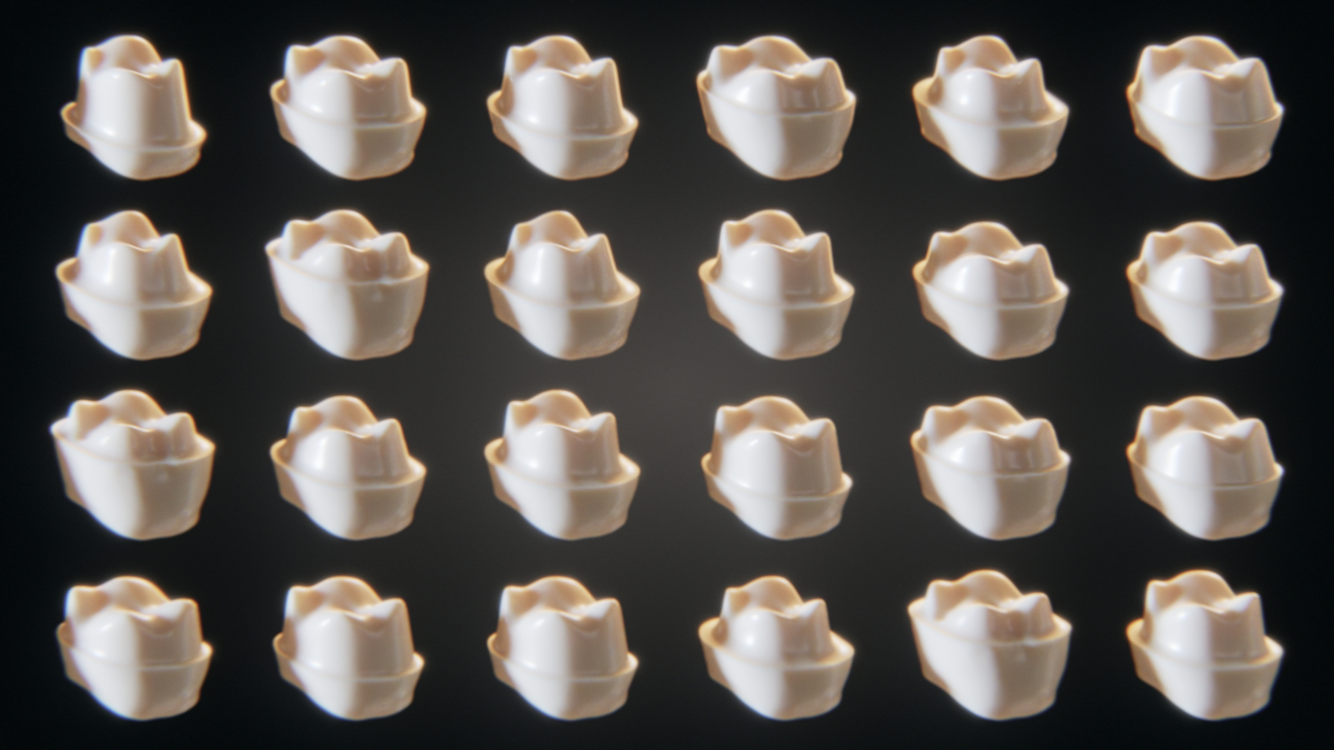 Collage of crown preparation variations